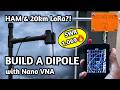 DIY Dipole Antenna for 20km LoRa & UHF Band HAM Radio | NanoVNA Tuning Guide | AkashWave RF