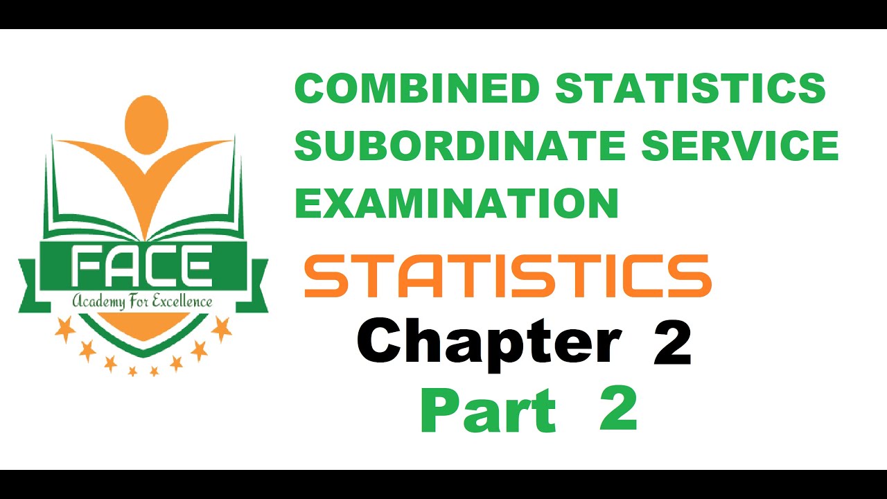 Statistics chapter 2 part 2 - YouTube