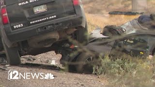 3 people including a police officer taken to the hospital after serious crash on I-10