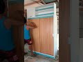 3 tone sliding cabinet #carpentry #pambansangwoodworker #woodworking