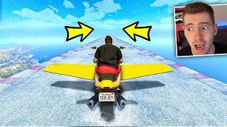 GTA V Online: 99,99999% impossível - CORRIDA de moto impossível