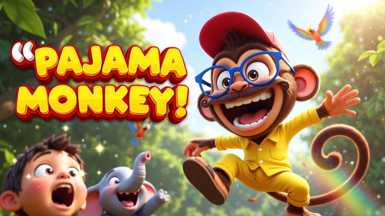 Bandar Mama Funny Song 🐒✨ | Viral Kids Rhyme | Nursery Rhymes Hindi |Rhymy Pop Kids