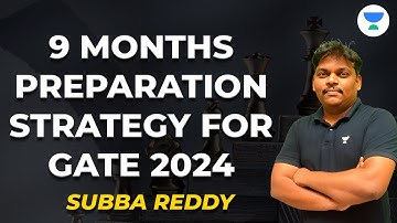 9 Months preparation strategy for GATE 2024 | Subba reddy #computer_science #letscrackit