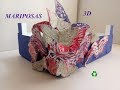 IDEA para dar efecto 3D a las mariposas ( flores, hojas, peces...) de papel