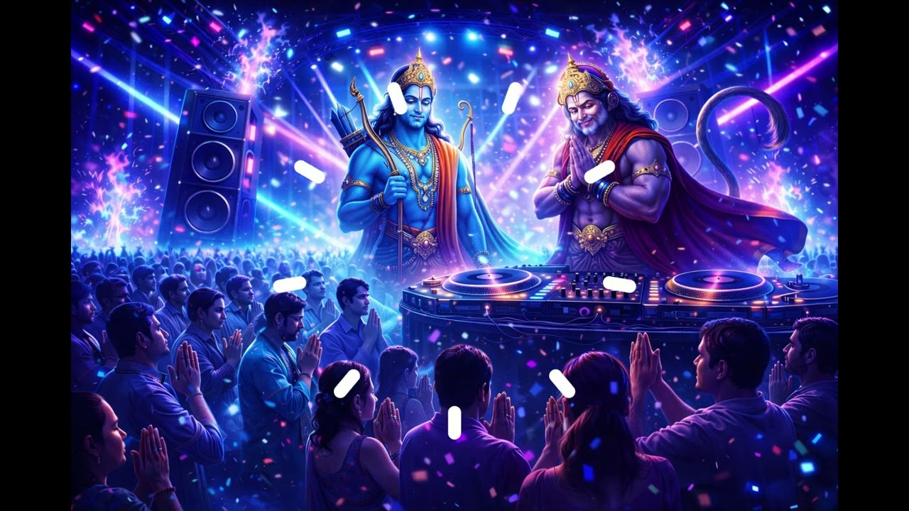 DJ बजरंग 🔥 Hanuman DJ Song | Sanatan Power | Viral Devotional Disco