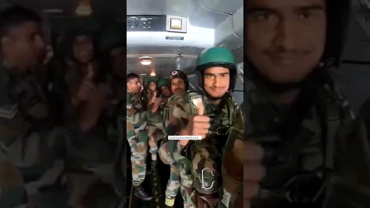 Indian Para Trooper Para drop 