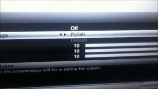 How to Change The Fifa 12 Commentary Language (ps3)