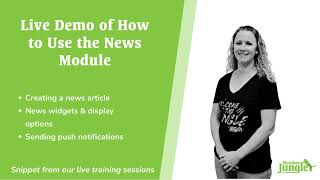 News Module Training Video screenshot 5