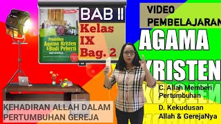 Pendidikan Agama Kristen Kelas IX Semester 1.