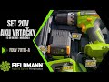Set 20v Aku VRTAČKA FDUV 70115-A včetně baterie a nabíječky od #fieldmann