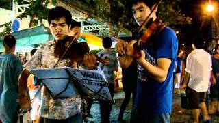 Thai Violinists Playing Worship Chorus &quot;As the Deer...&quot;