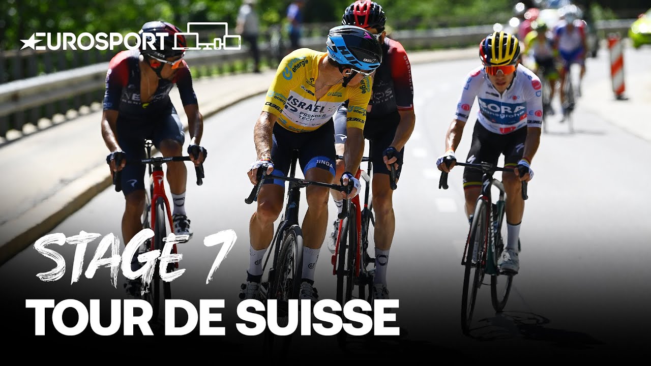 2022 Tour de Suisse - Stage 7 Highlights Cycling Eurosport
