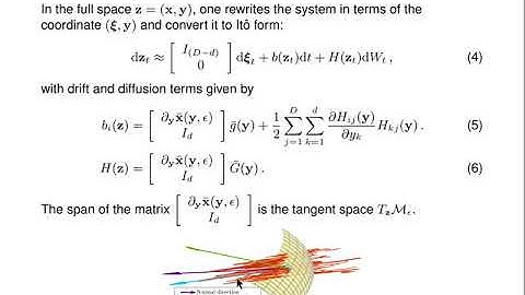 Nonparametric Nonlinear Model Reduction for slow-fast SDEs near manifolds