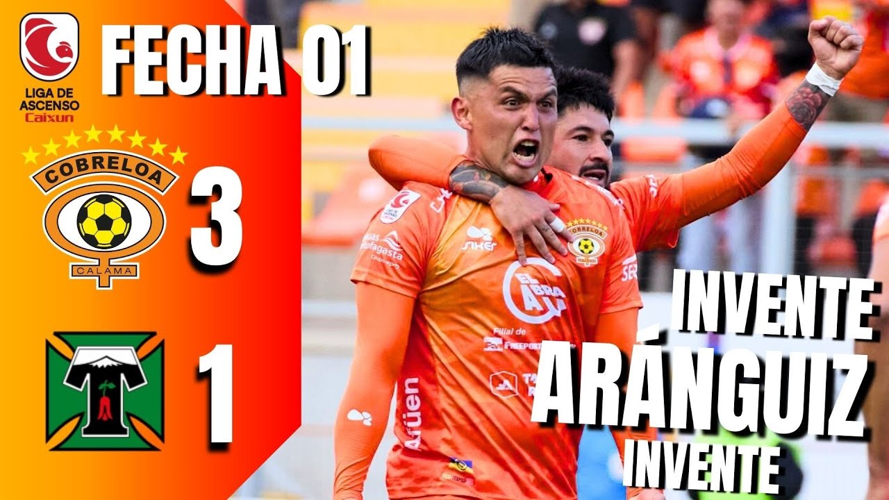INVENTE ARÁNGUIZ, INVENTE ✨ ANÁLISIS: COBRELOA 3 - 1 D. TEMUCO | LIGA de ASCENSO - Fecha 01