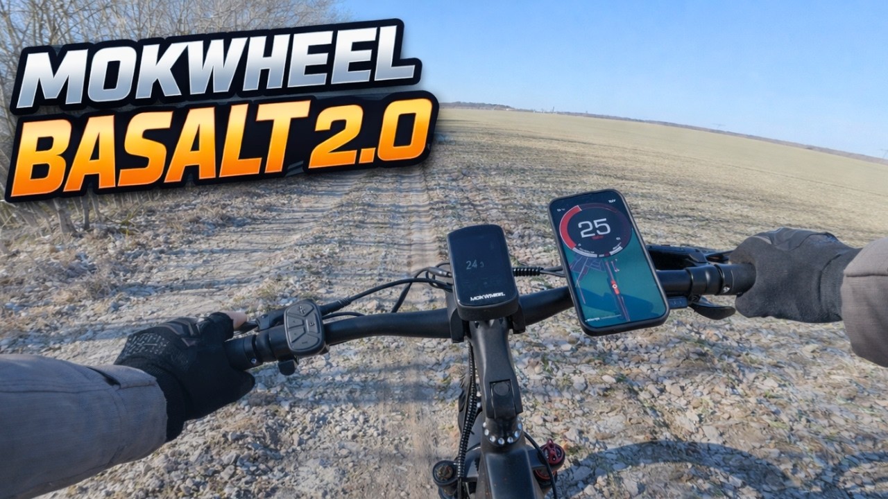 Mokwheel Basalt 2.0 ehrlich getestet 🔥 Mit 25 km/h über den Acker 🔥  #ebiketest #fatbike #mokwheel