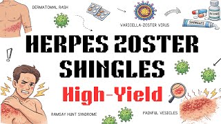 Herpes Zoster (Shingles) Explained | Pathophysiology, Symptoms, Treatment