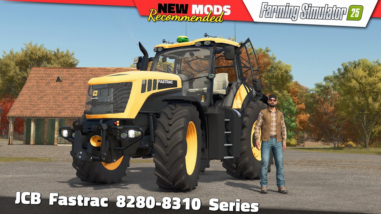 FS25 | JCB Fastrac 8280-8310 Series - Farming Simulator 25 Mods Review QHD