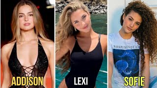 Lexi Rivera vs Sofie Dossi vs Addison Rae |Lifestyle Comparison 2023 |RW Facts & Profile|