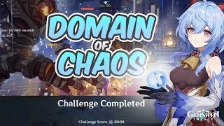 Domain Of Chaos Max Points Ganyu Build Genshin Impact
