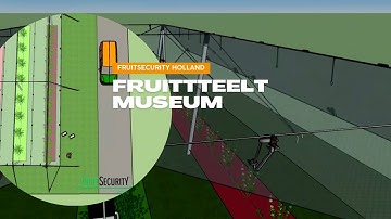 Traditional Hail Net System at FRUITTEELTMUSEUM Kapelle, Zeeland, Netherlands- FRUITSECURITY HOLLAND