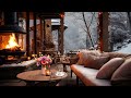 Cozy Winter Coffee Shop Ambience with Relaxing Jazz Background Music to Relax, Study, Work