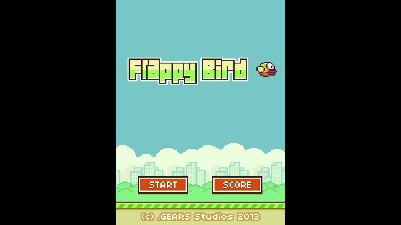 Playing Flappy Bird (The Now Removed From App Store Game)