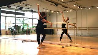 15 MIN BALLET BARRE WORKOUT | With Music & Instruction