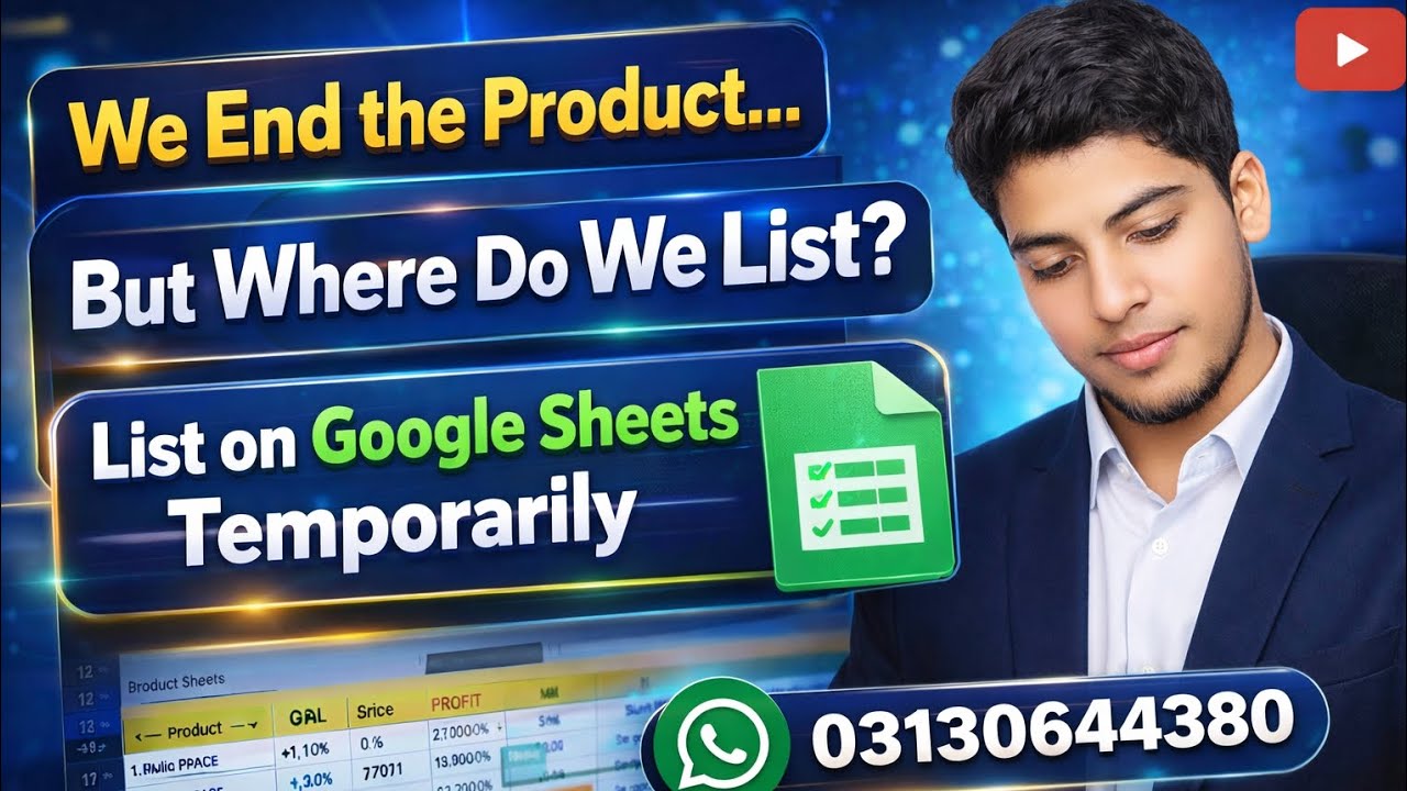 How to End Amazon Product & List on Google Sheets Temporarily | Easy Step-by-Step