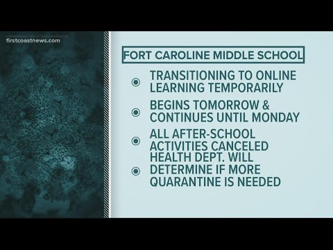 Fort Caroline Middle School transitioning to online learning