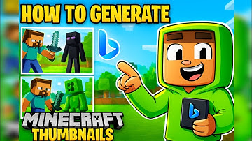 🔥How To Make Easy Minecraft Attractive Thumbnails By AI🤯 ✨(Don