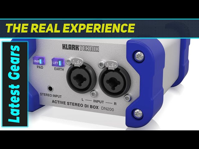 Klark Teknik Signal Direct Box DN200: The Ultimate Active DI for