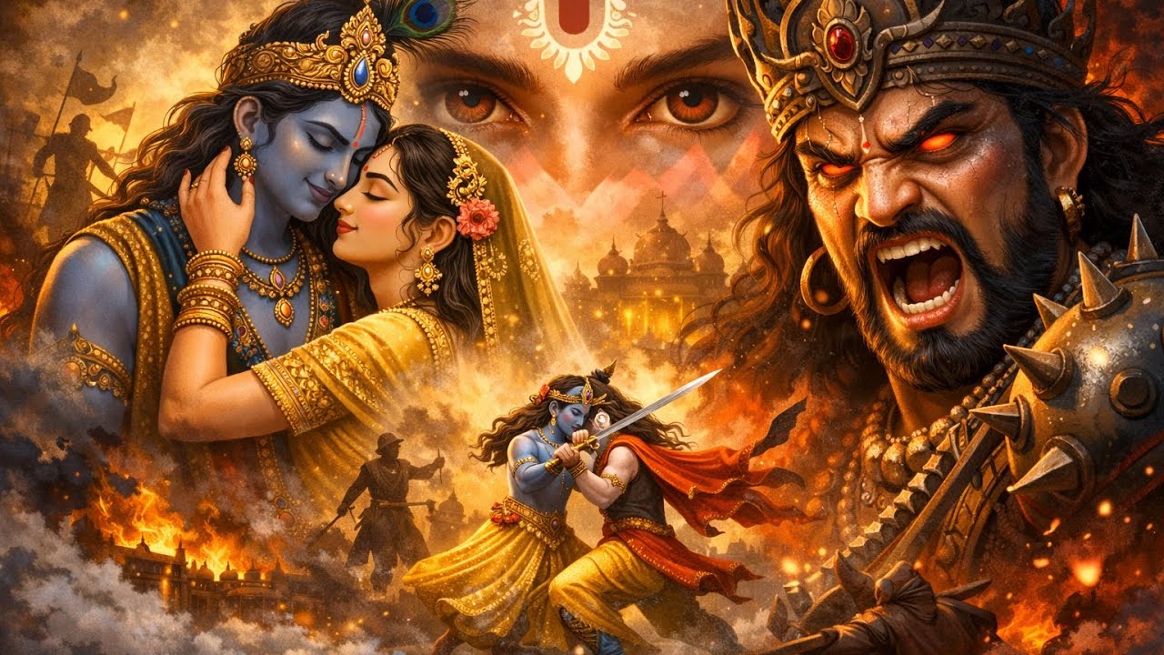 Radha Krishna Love Story | Cartoon Hindi Kahani | राधा कृष्ण प्रेम कथा | Moral Bhajan Story