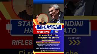 Landini ha esagerato con Meloni: alcuni limiti non vanno superati #landini #meloni #politicaitaliana