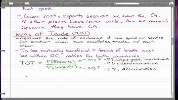 Macroeconomics - 77: Terms of Trade (TOT)