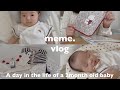 〔vlog〕生後2ヶ月を迎えた赤ちゃんとの日常ブイログ👶🏻🍼|プチバトー購入品🩰|ワンオペ育児