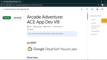 Arcade Adventure: ACE App Dev VIII | #qwiklabs | #ARC3007