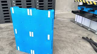 Standard size 1200x1000mm plastic pallet flat top with rackable design