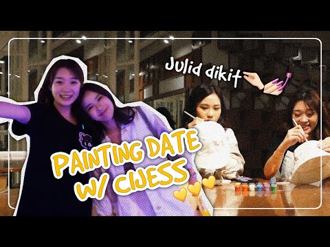 Ngomongin artis w/ Jessica Jane on a painting date? 🎨