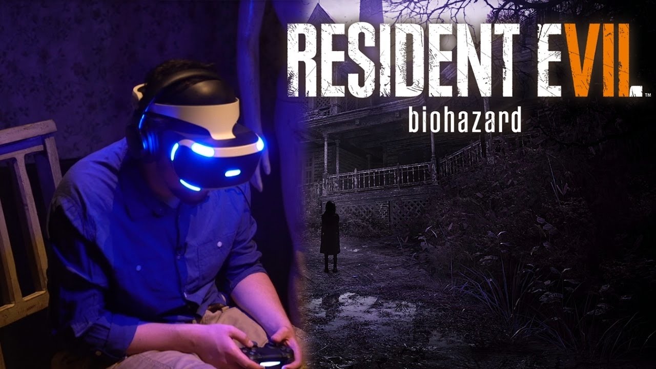 BEING SCARED at Resident EVIL 7 on PSVR!! - JonTron (re-upload)