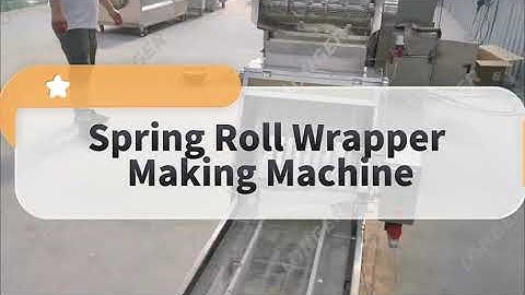 Spring roll wrapper making machine #springrollsheet #lumpiawrapper#turon wrapper