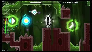 Geometry Dash. #30. Completamos un nivel y varios porcentajes nuevos. Porcentajes altos.