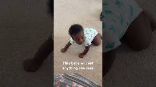 This Baby Will Eat Anything She See.
