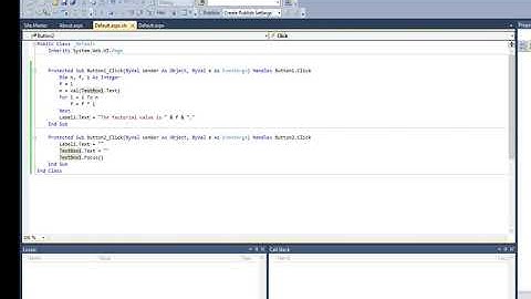 Factorial of a Number in ASP.NET