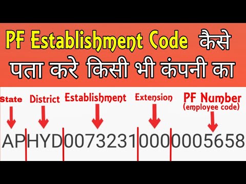 PF Establishment Code | Establishment Code Kaise Pata Kare | How to Find Establishment Code | Epfo