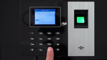 SVANTTO Attendance Machine how to set the shift time? IAM02 Fingerprint Time Clock