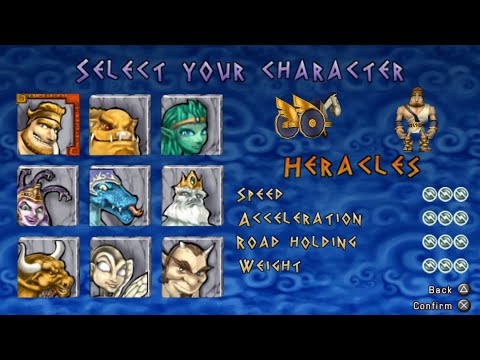 Heracles Chariot Racing All Characters [PSP]