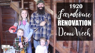 Farmhouse Remodel | DEMO WEEK | - The Lavender &amp; Fir Farmstead