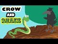 Moral Story For Kids in English | The Crow And The Snake | Animal &amp; Jungle Story