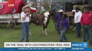 Trail Riders make their way to the Houston Rodeo