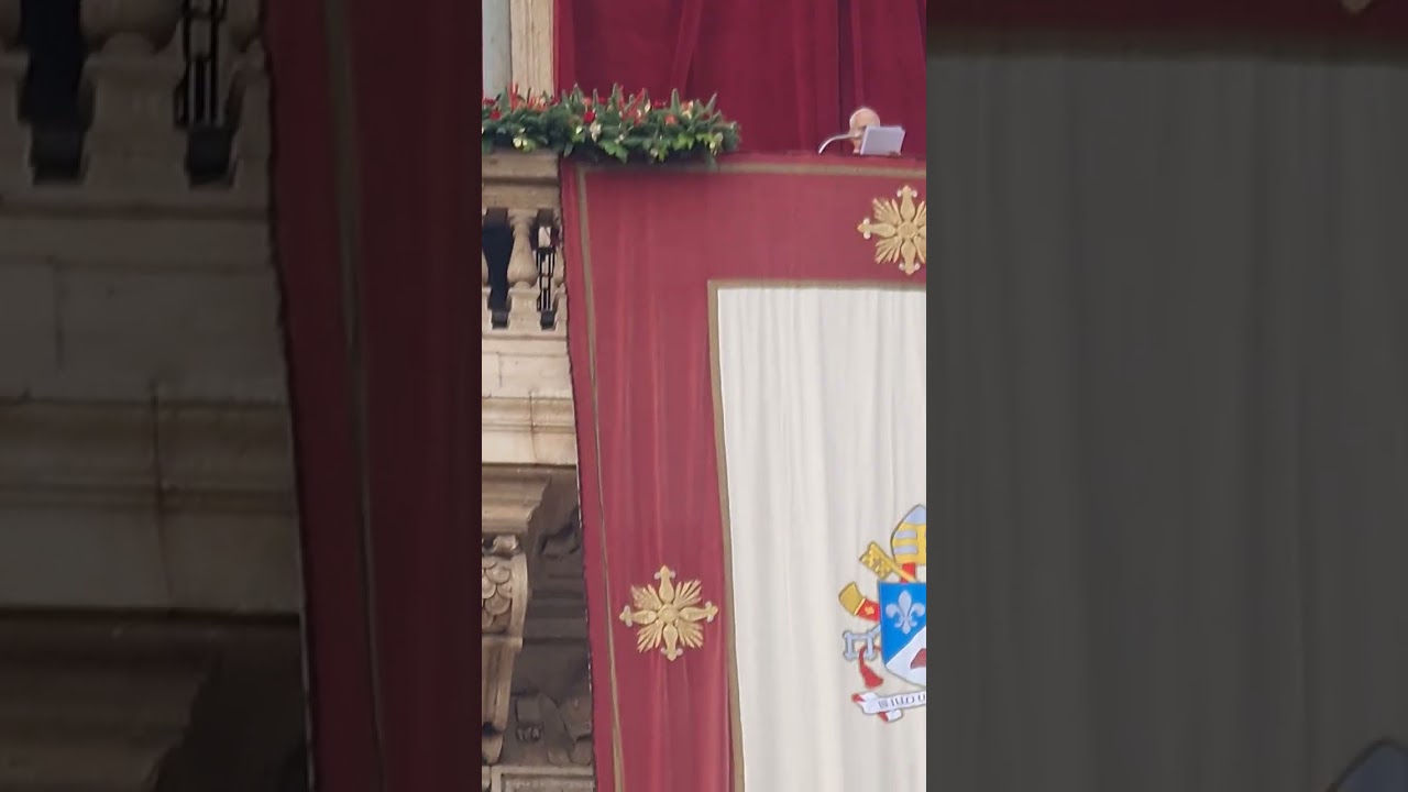 Pope Leo Christmas 2025 Vatican balcony address 